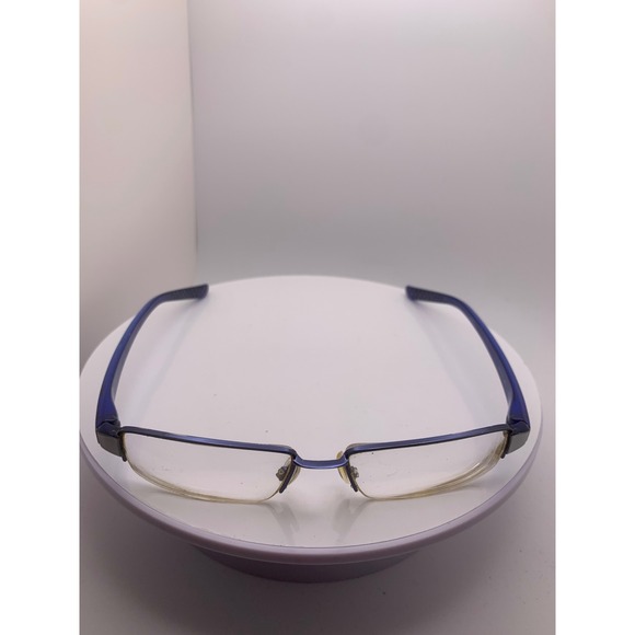 Nike Other - Nike 8064 409 Blue Semi Rimless Rectangular Glasses 52-18-145 Unisex Frames Only